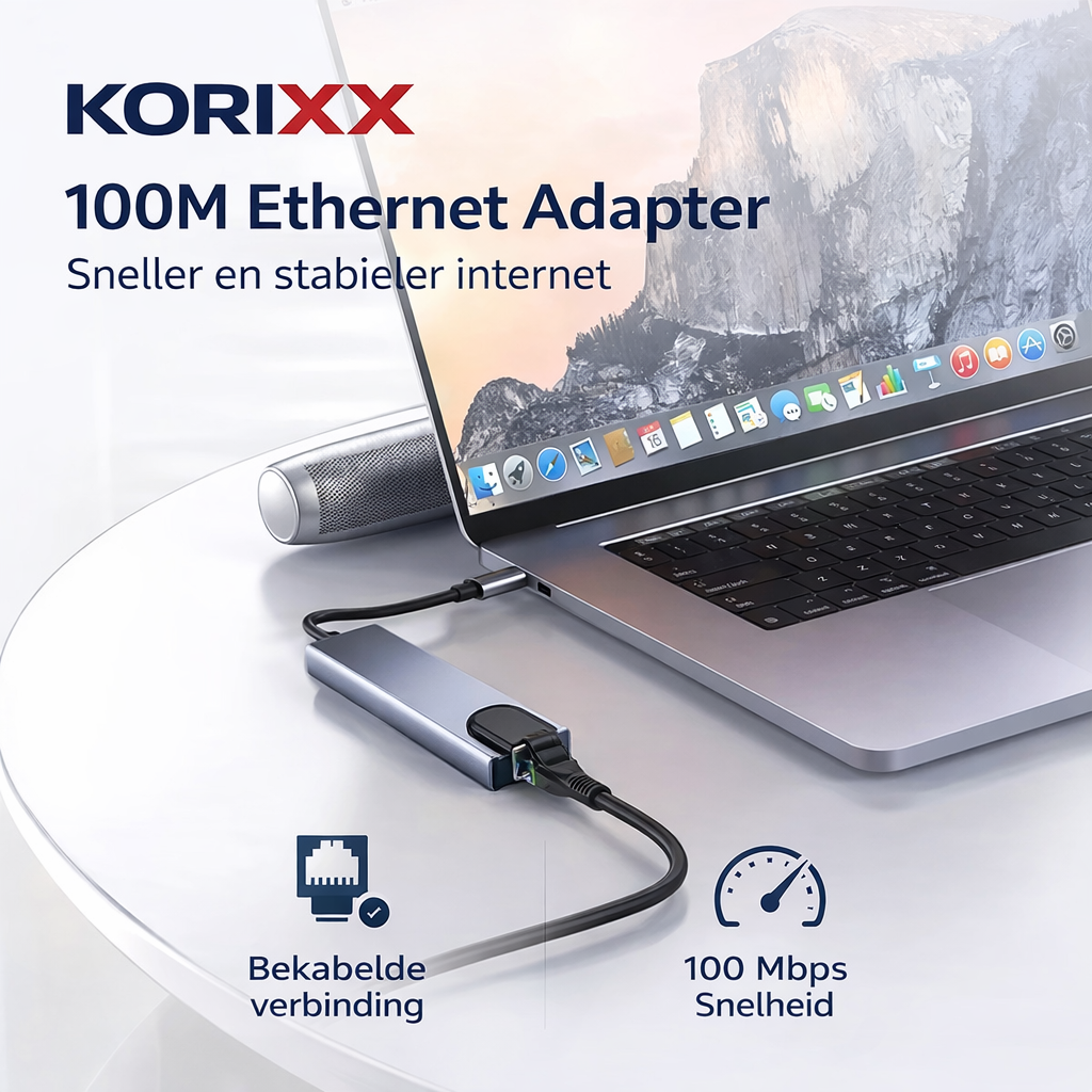 KORiXX™ Pro 8-in-1 USB-C Hub